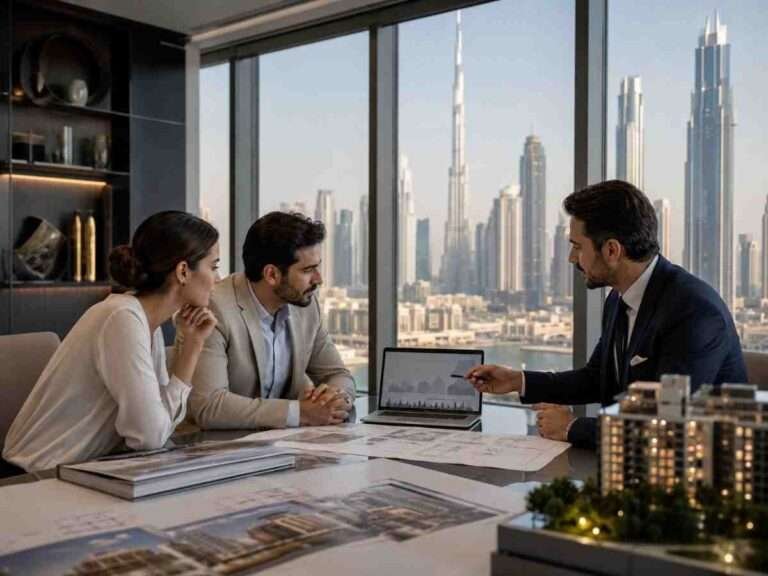 SEO team planning a luxury brand search strategy in Dubai