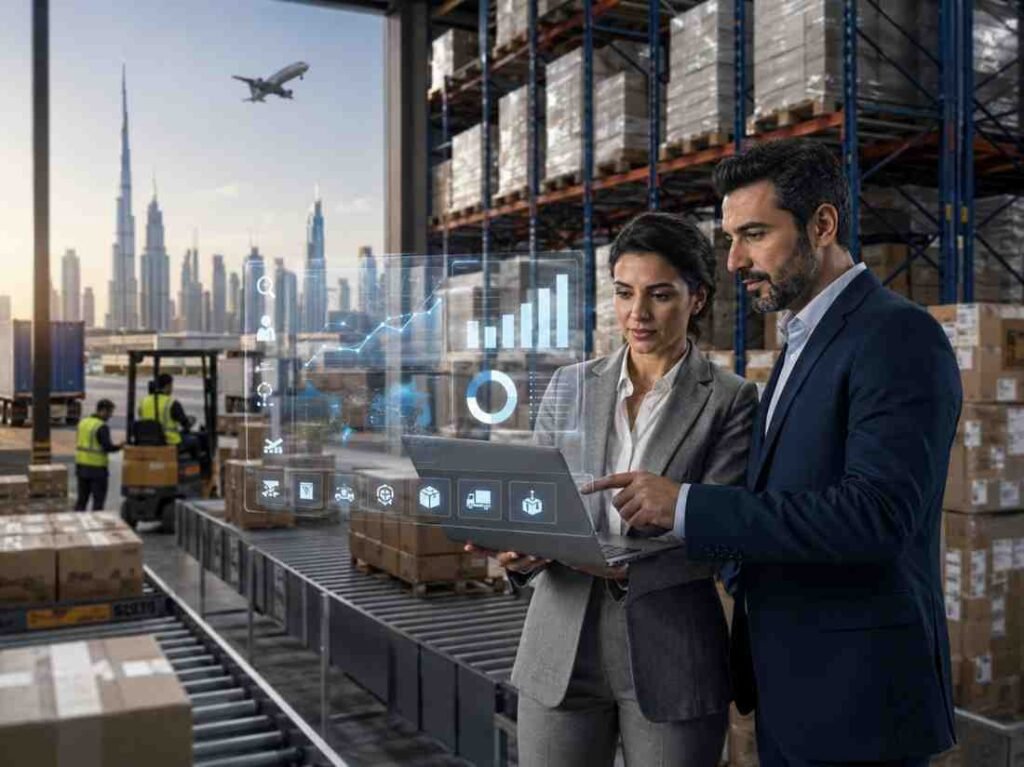 Warehousing and 3PL SEO case study with fulfilment growth analytics in Dubai