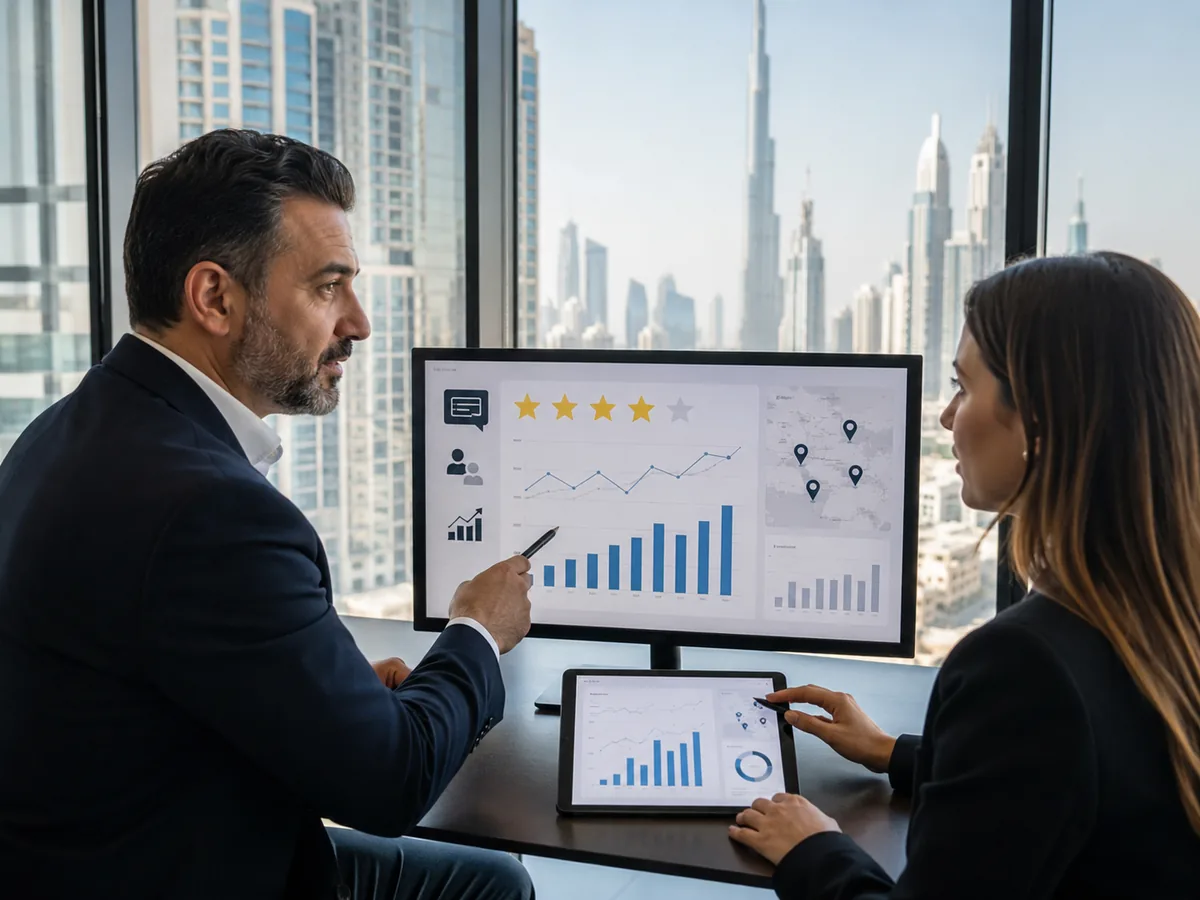 Review growth and local authority tracking for franchise SEO