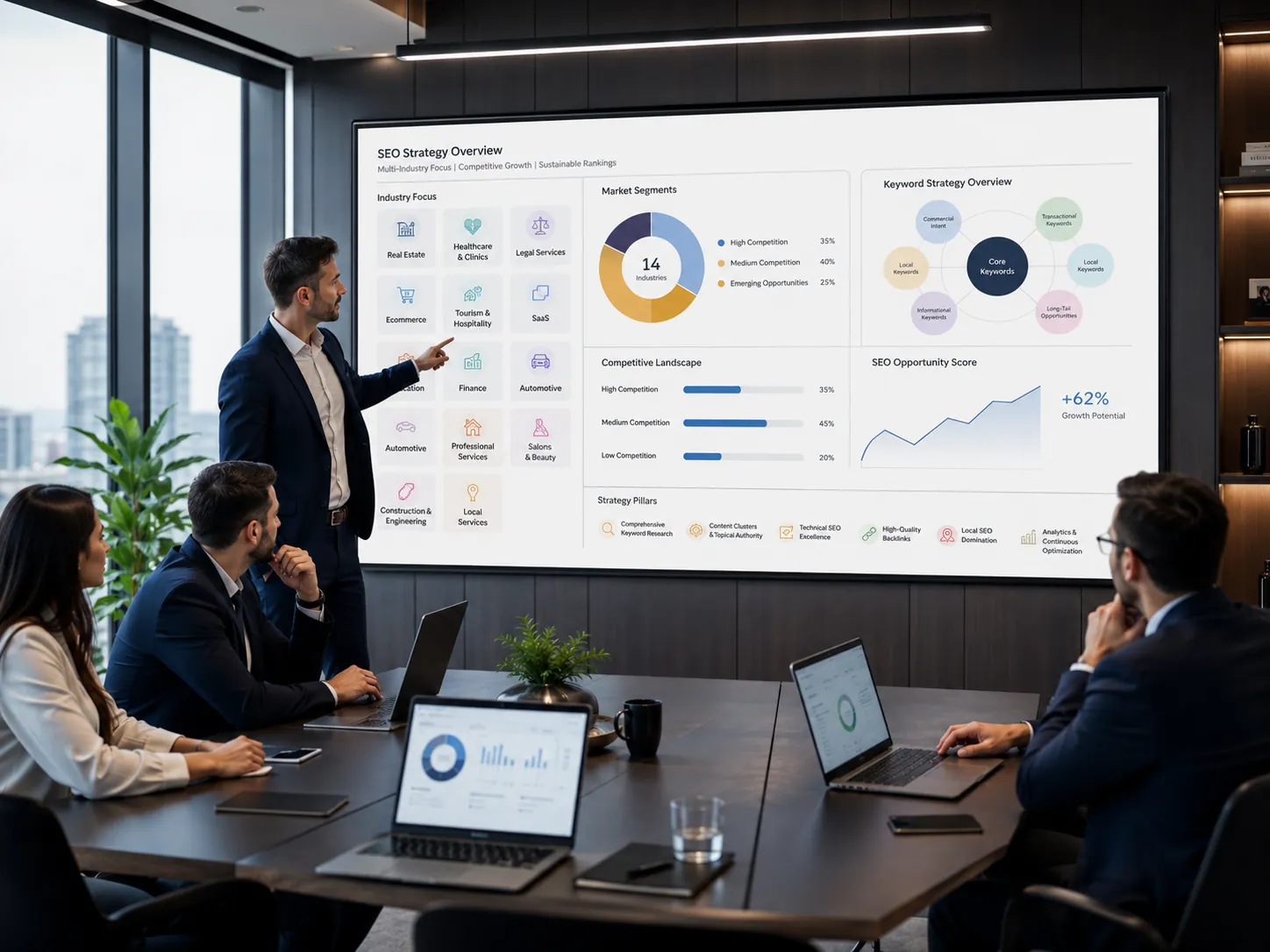 White label SEO strategy for competitive industries and agency clients.