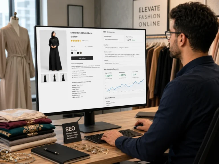 Fashion product page SEO optimisation