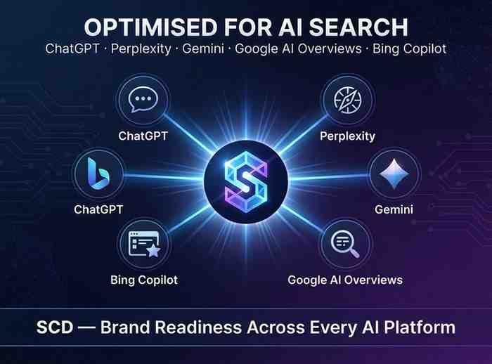 Optimised for ChatGPT, Perplexity, Gemini, Google AI Overviews, and Bing Copilot