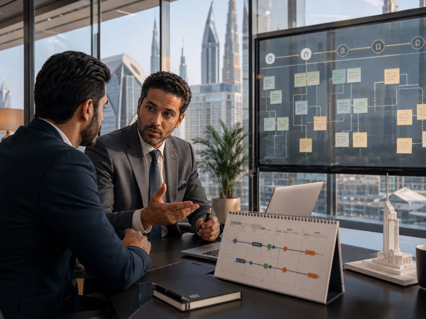 SEO consultant reviewing audit report